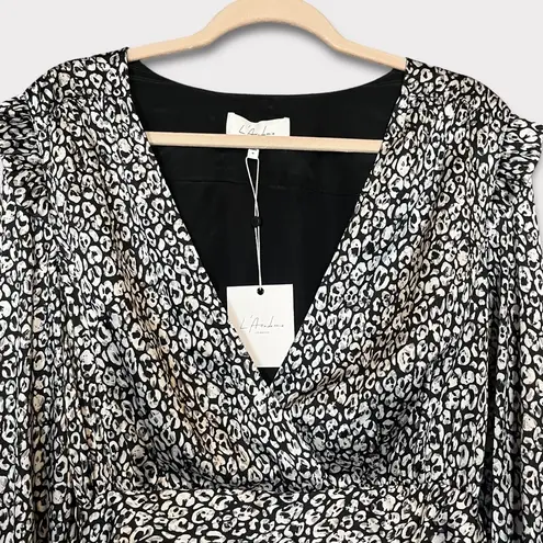 L'Academie L’Academie Revolve The Joyce Mini Dress in Abstract Cheetah Size Medium NWT