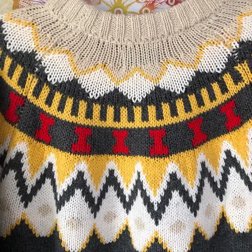 Aerie  Fair Isle Sweater XS Oversized