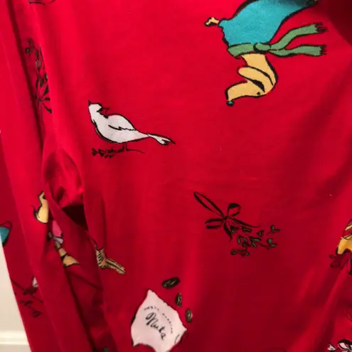 Kate Spade New York Women's Pajama Set, Red Novelty Print, Size M, Sleepwear Size M