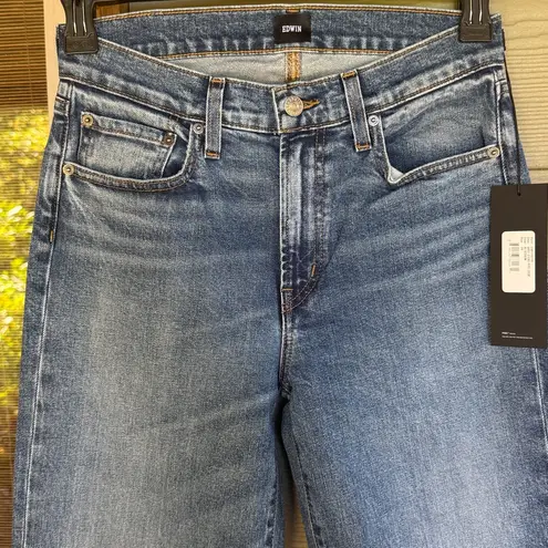 Edwin “Bree” Stovepipe Cropped Jeans in Alderson Blue Size 28