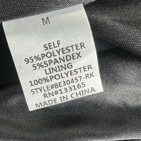 Everleigh black sequin midi pencil skirt Size M