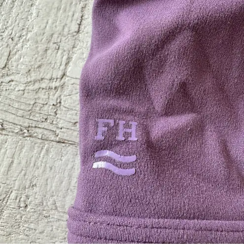 Fair Harbor the Corliss Sports Bra size Large in Purple Racerback Activewear