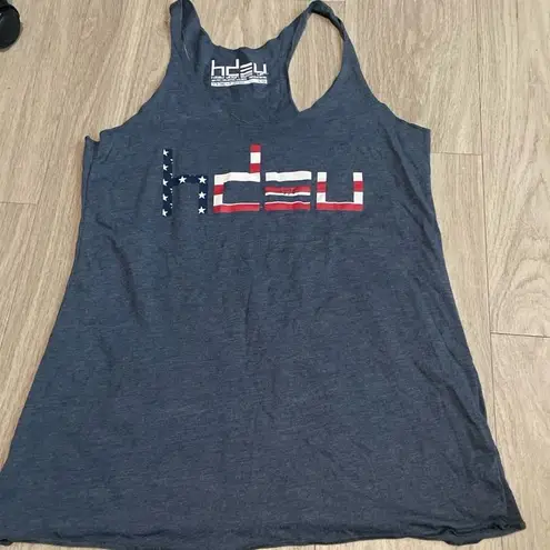 Blue Tank Top with Sleek Design Size L