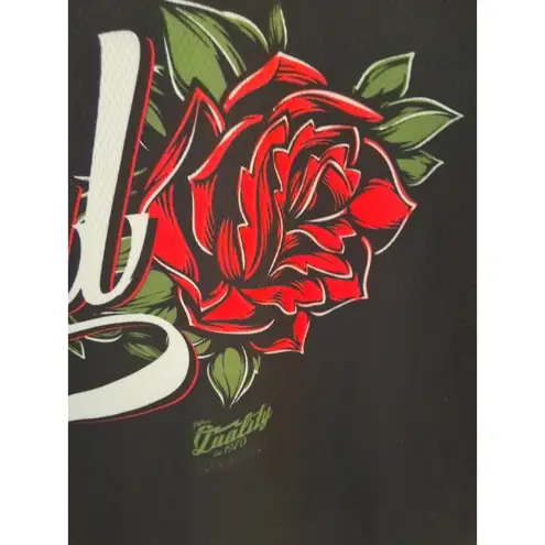 O'Neal Women's Element Motocross Dirt Bike Jersey Black With Red Rose Size XL