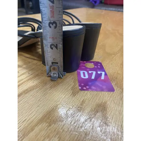 Schutz Princey Women's 8 B Black Knotted Block Heel Slide Slip-On Strappy Sandal