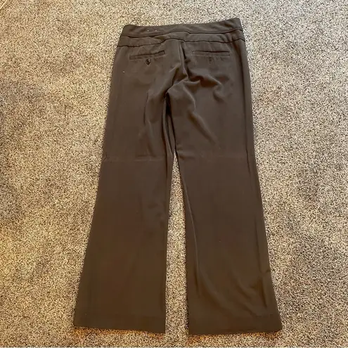 Studio Y Brown Wide Leg Office Work Dress Pants 3/4 Short