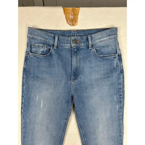 Mott & Bow Mom Jeans women's size 28 x 28 blue high waisted jeans