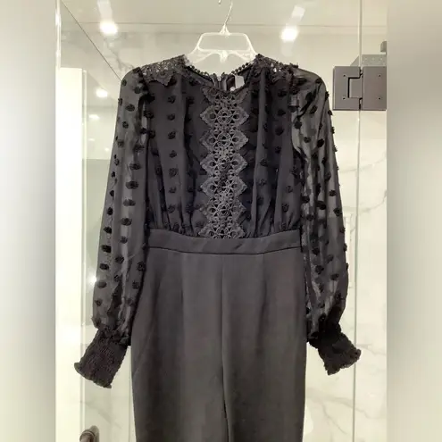 Dressy long sleeve jump suit NEW 🌹 Black