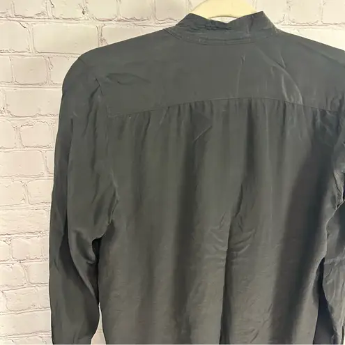 Vintage Silk Studio by Claude Bennett stunning double breasted blouse size 8 Gold