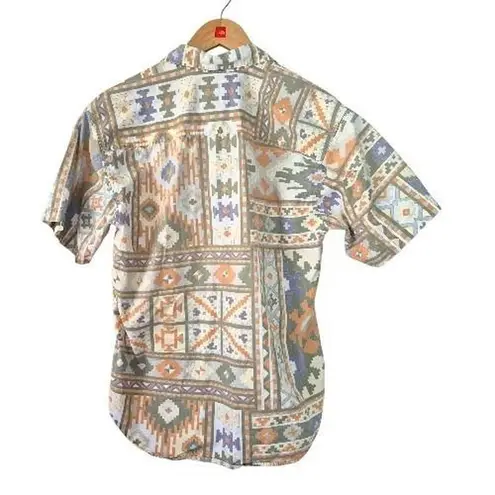 Woolrich Women's Native Navajo Style Button-Down Shirt Size Medium