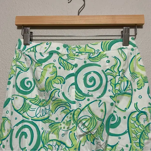 Lilly Pulitzer  Vintage Cropped Pants with Fish Pattern