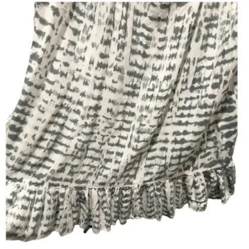 Tiare Hawaii Tie Dye Frilly Blouse - Size XL