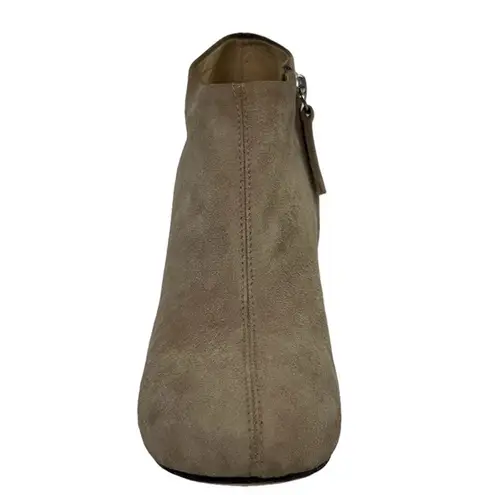 Giuseppe Zanotti Beige Taupe Suede Leather Ankle Bootie Cindy Stiletto Heel US 6