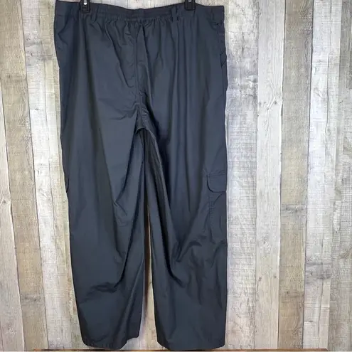 Wild Fable  XXL Black Cargo Pants with Back Stretch Waist & Wide Legs & P…