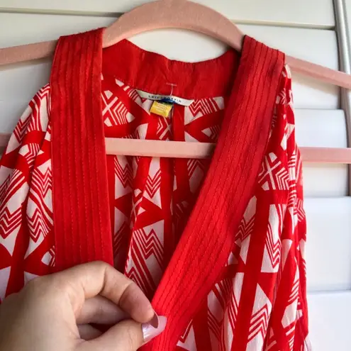 Leifsdottir Catalyst Silk Wrap Top 100% Silk