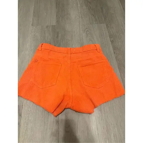 BDG Urban Outfitters Women's  Corduroy Orange Shorts Size 25 Boho Chic Classic