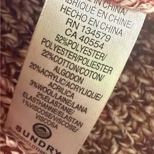 Sundry Button Up Cardigan Sweater. Size Small