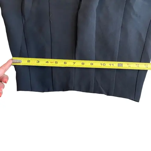 Club Monaco Women’s 6 Tassel Fringe Mini Skirt Black Coastal Beach Resortwear