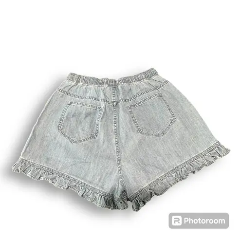 Disney Peter Pan Tinker Bell Denim Ruffle Shorts