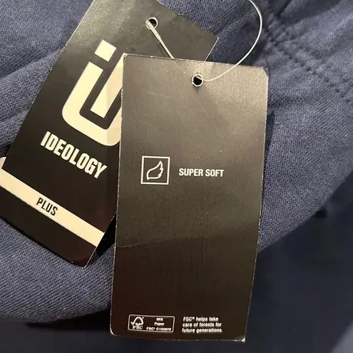Ideology ID Pull-On Fleece Lined Jogger Pants, Navy, Plus Size 3X New w/Tag