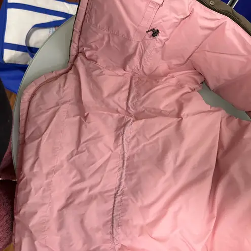 J.Crew  Khaki and Blush Puffer Vest