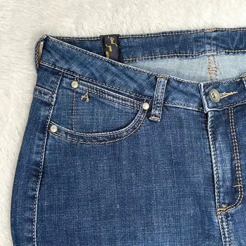 Aura Wrangler Bootcut Jean 8 Short (31X28) Mid Rise Instantly Slimming Stretch