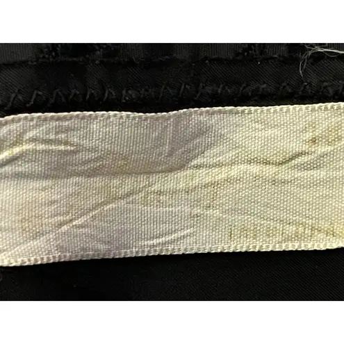 Vintage Barbizon Full Slip Used Womens 18 1/2 Black Side Zip 50s Eyelet Size undefined