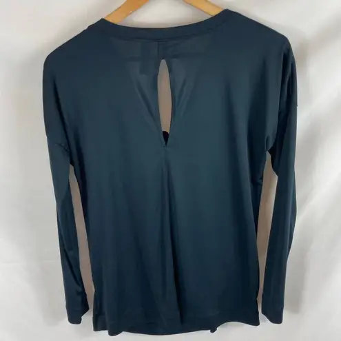 Lole  Hayden Draped Front Top black size small