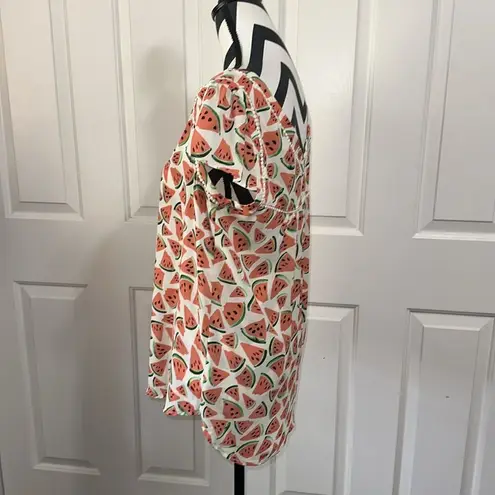 Maeve ANTHROPOLOGIE Watermelon Print Women's Top