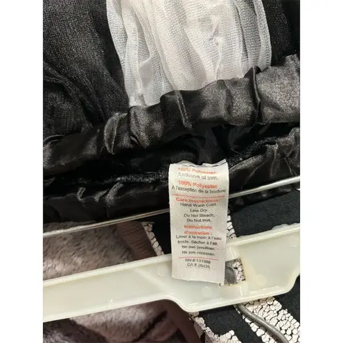 Imagina Women's Black & White Tulle Tutu Skirt OS Size undefined