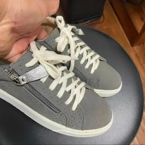 Steve Madden  sabrina grey sneakers size 8 - Image 5
