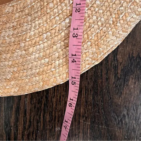 NWT Gigi Pip Isla Straw Hat with Brown Band Tan