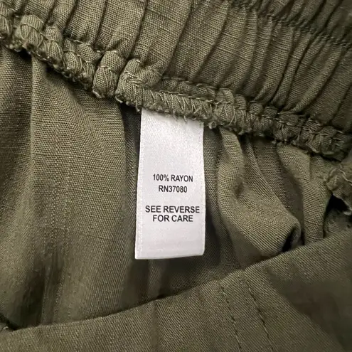 C. EST 1946 Olive Green Elastic Waist skirt size medium