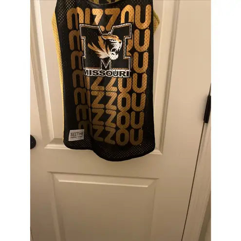 Mizzou Missouri Tigers Mesh Jersy Top Multicolor Womens Size Unknown