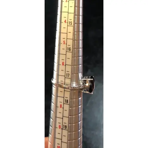 Amethyst New Oval Sterling Silver Ring Size 7