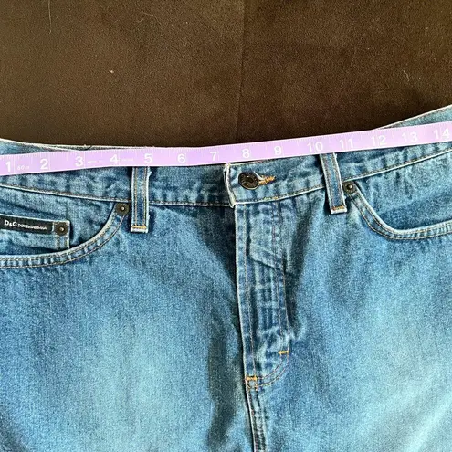 D&G Dolce and Gabana Authentic Denim Women’s Mini Skirt