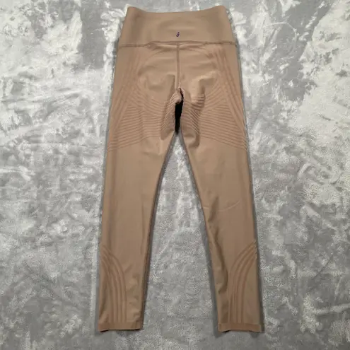 Fanka Leggings XS Tan Body Sculpt 7/8 Compression Smoothing Running Workout