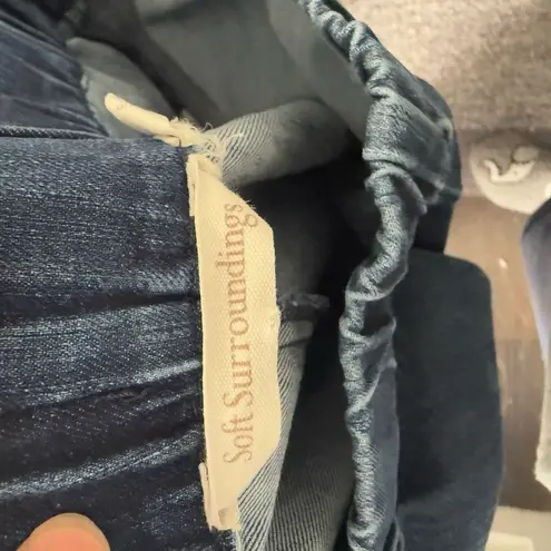 Soft Surroundings Women’s Small Blue Denim Pull on Pants Jeans