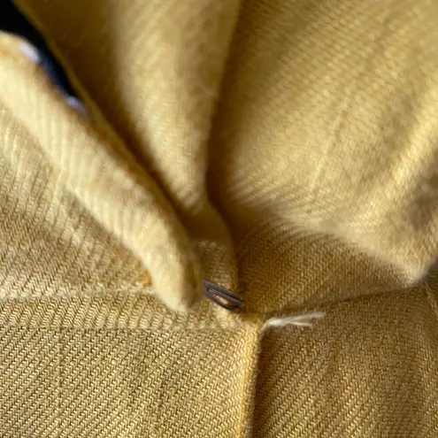 Danny & Nicole sz L silk/rayon yellow midi dress