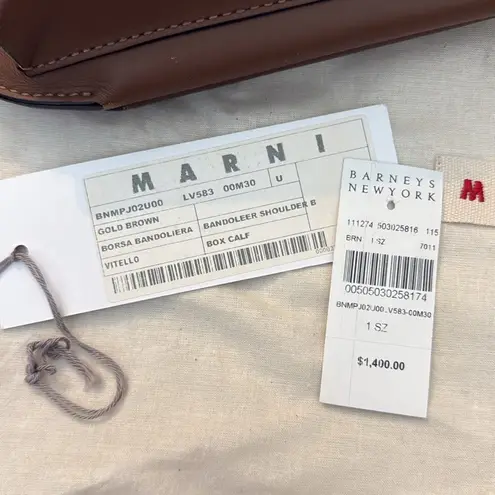 Marni Light Brown Dark Tan Bandoleer Double 2