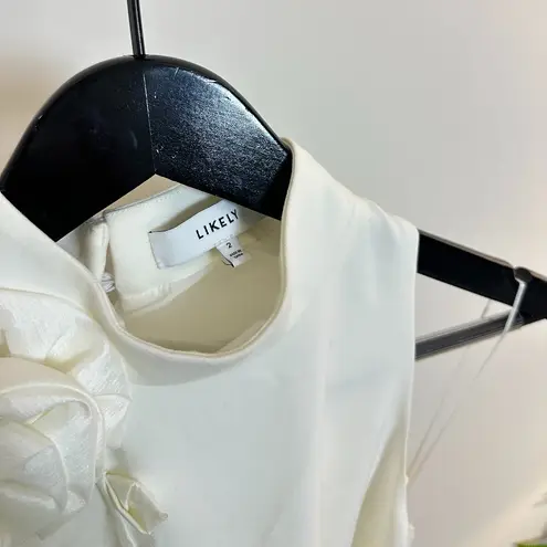 Likely Doiran Halterneck Column Gown in White Size US 2