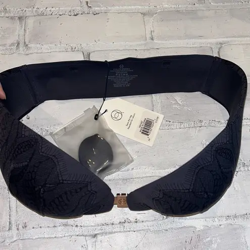 NWT Evelyn Bobbie everyday bustier strapless/w straps no underwire bra gray lace Black Size undefined