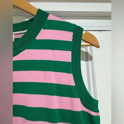 NEW! Boden Catriona Stripe Sweater Tank Green