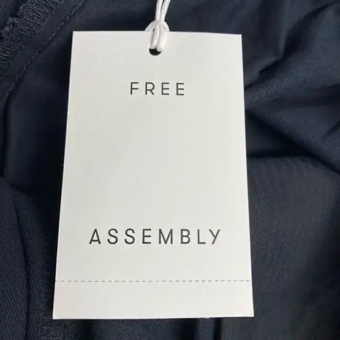 FREE ASSEMBLY Women’s Black Cuffed Pleated Shorts Size 20 New With Tags