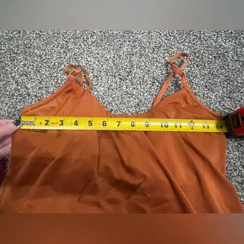 Vintage Rhonda Shear Shapewear Orange 38C Cami Tank top Brown Size undefined