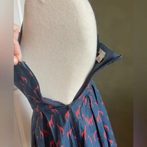 Cooperative Women’s 10 Giraffe sleeveless cotton dress Size 4