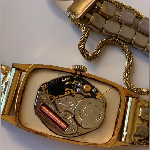 Vintage Harley Ronda watch movement Swiss rhinestone bracelet watch