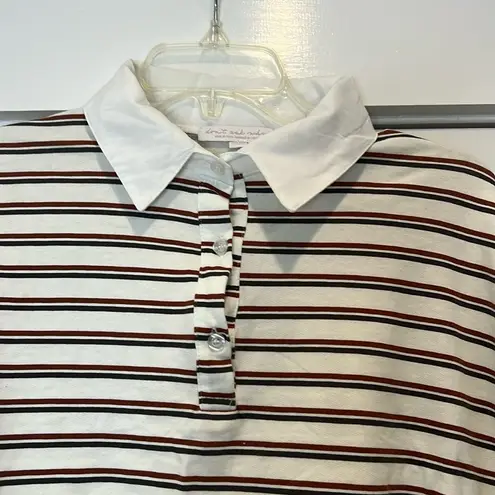 Don’t ask why brand crop top shirt. One size fits most. Brown