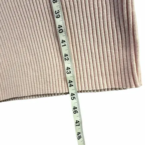 Hatch Lydia Sweater Dress Women 4 Pink Rib Knit Bump Friendly Feminine Maternity Size undefined