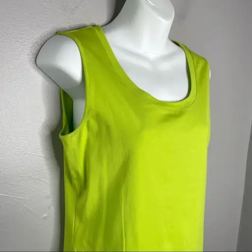 LAFAYETTE 148 Tank Top Womens Size Medium Bright Colorful Spring Summer Neon Green